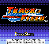 International Track & Field (Europe) (En,Fr,De,It) Title Screen